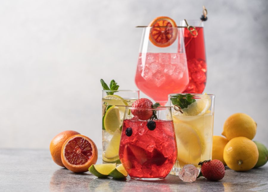 Forskellige typer af Mocktails